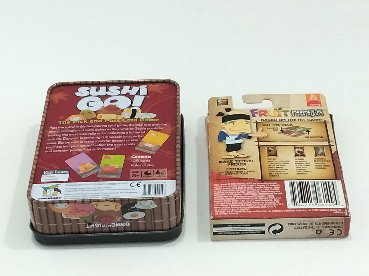 Sushi Go! & Fruit Ninja Card Game – The BoardGame Shoppe