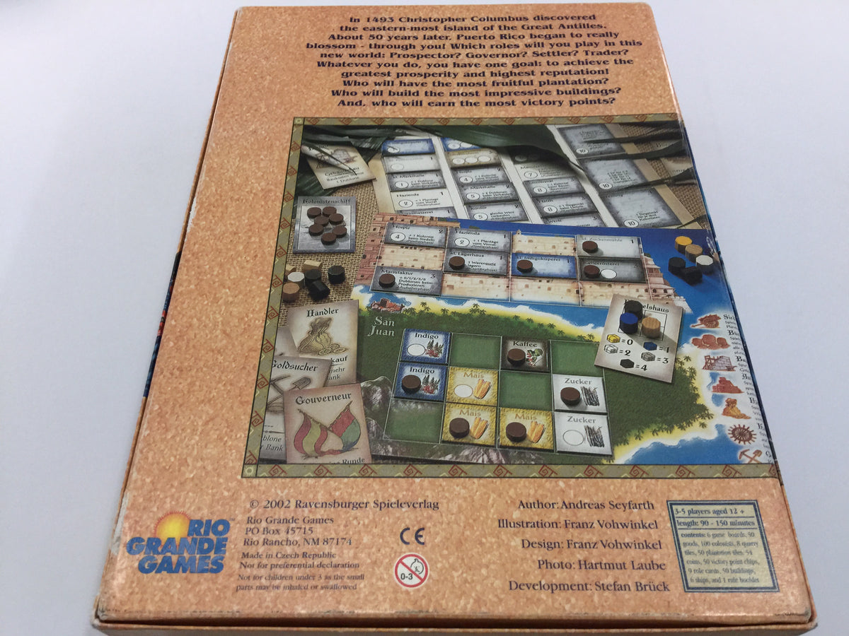 Store Puerto Rico Boardgame rio grande game