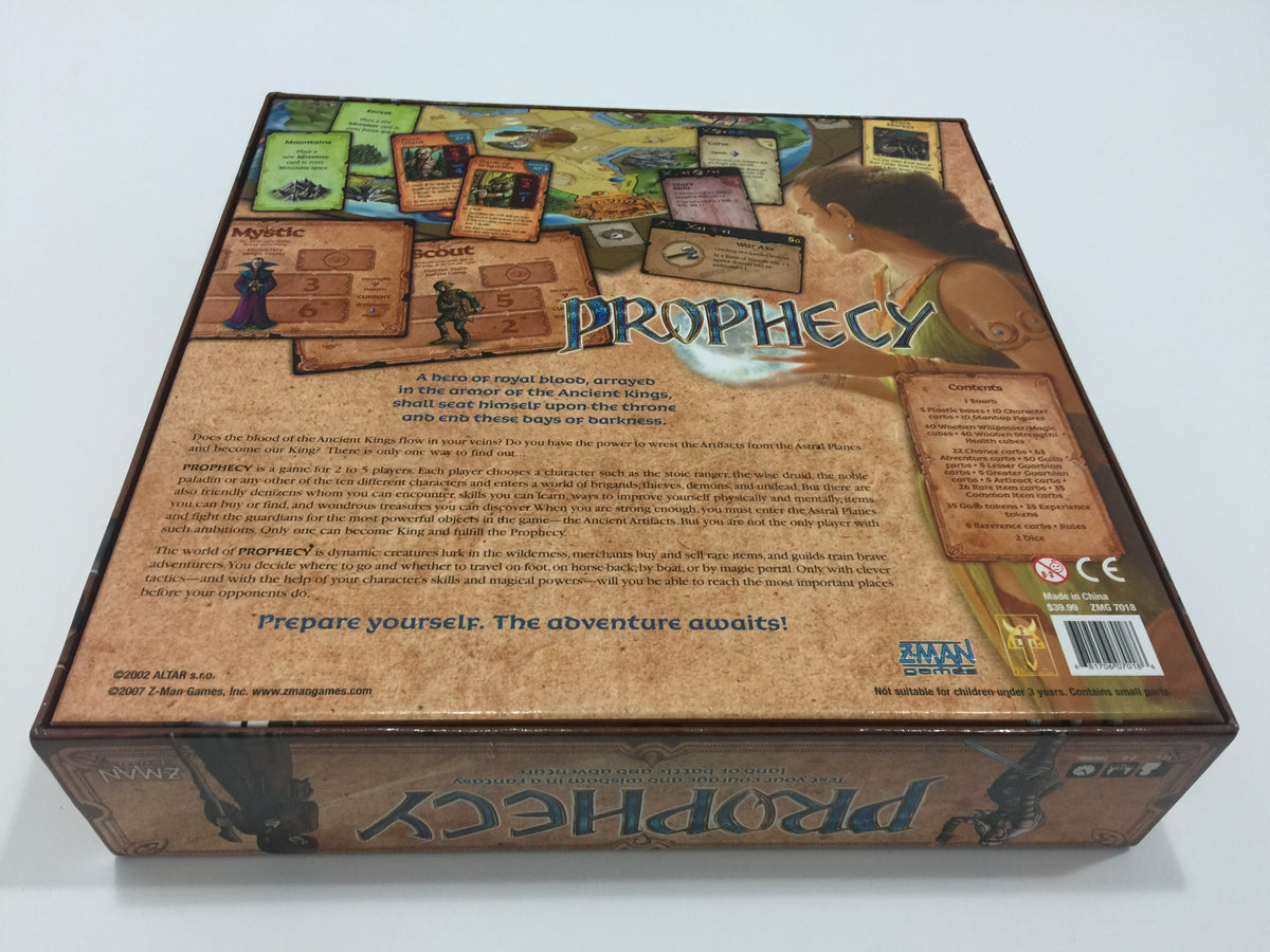 PROPHECY (zman outlets board game)