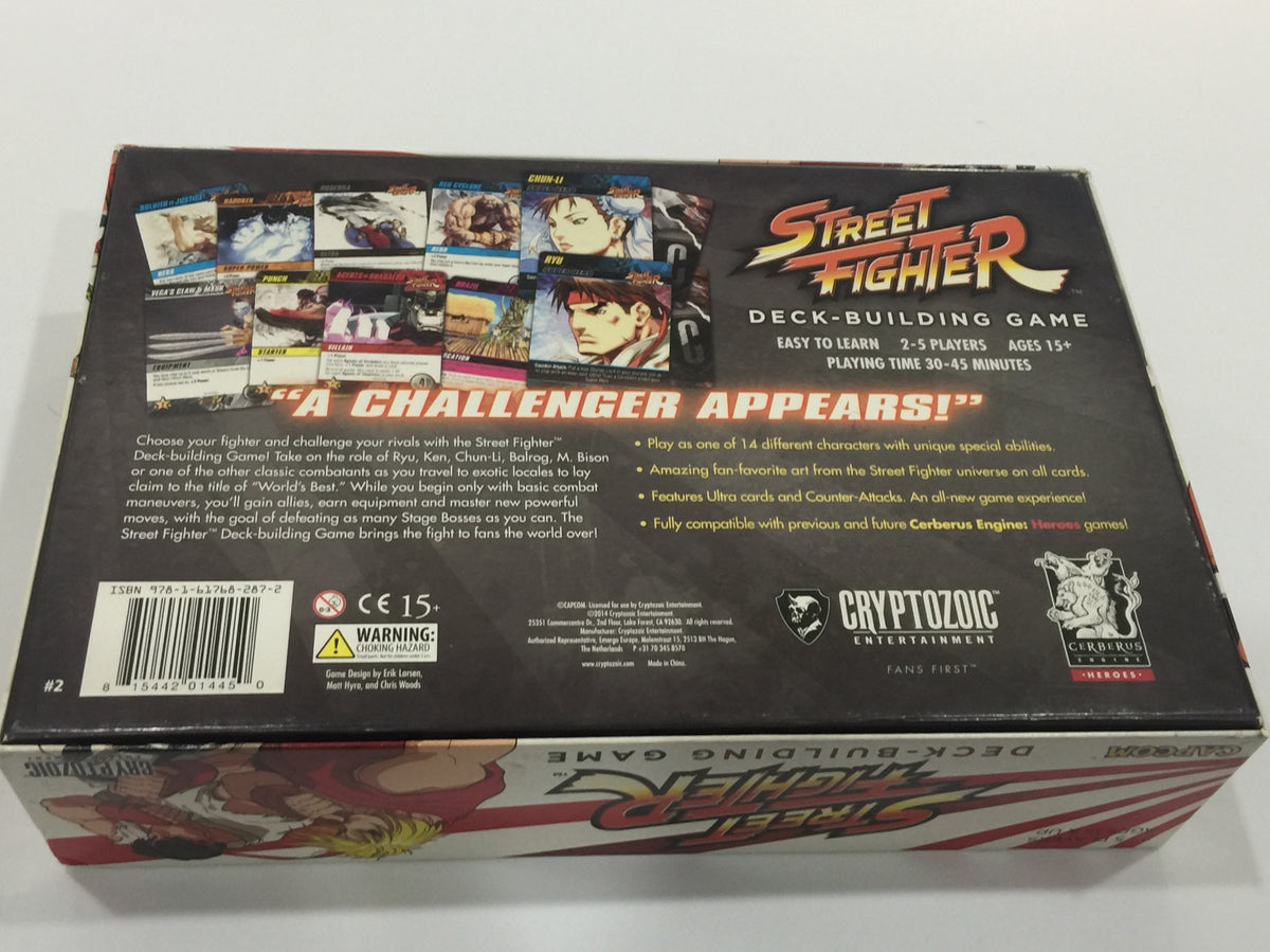 11 RYU Street Fighter III Strike capcom game Kellogg Company Card Back  Melvin